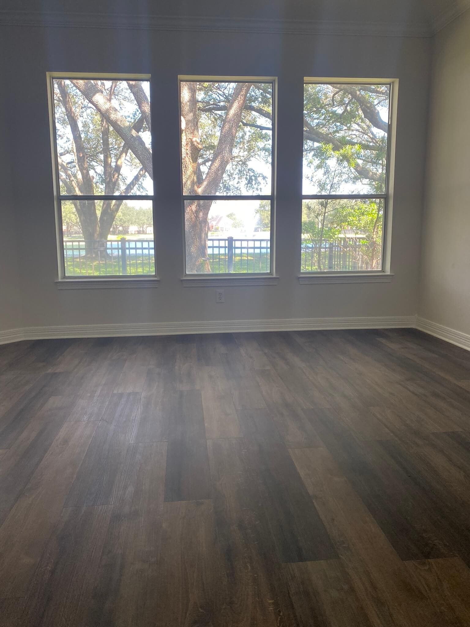 Flooring: wood floor bright room