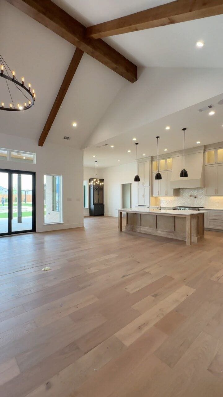 Kitchen remodel: vaulted open plan