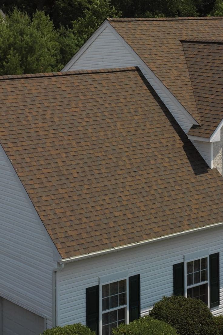 Roofing: shingles white siding